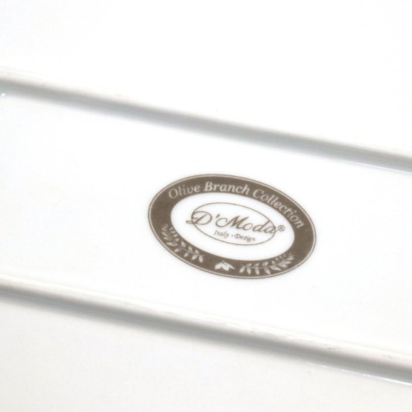 D'Moda Italy Olive Branch Collection Rectangular P - Picture 4 of 7